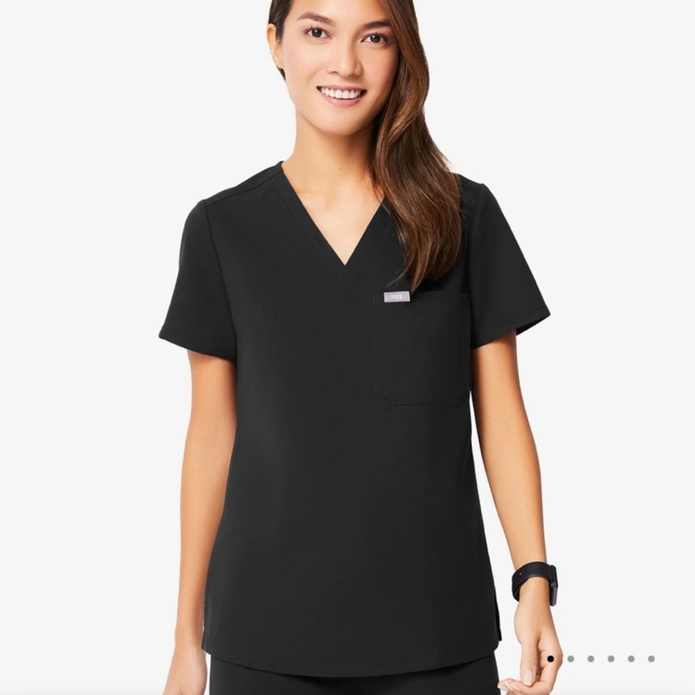 2 pack- figs black catarina scrub tops